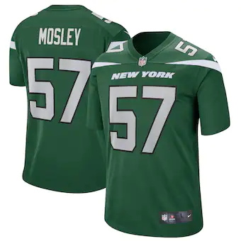 mens nike cj mosley gotham green new york jets game player 